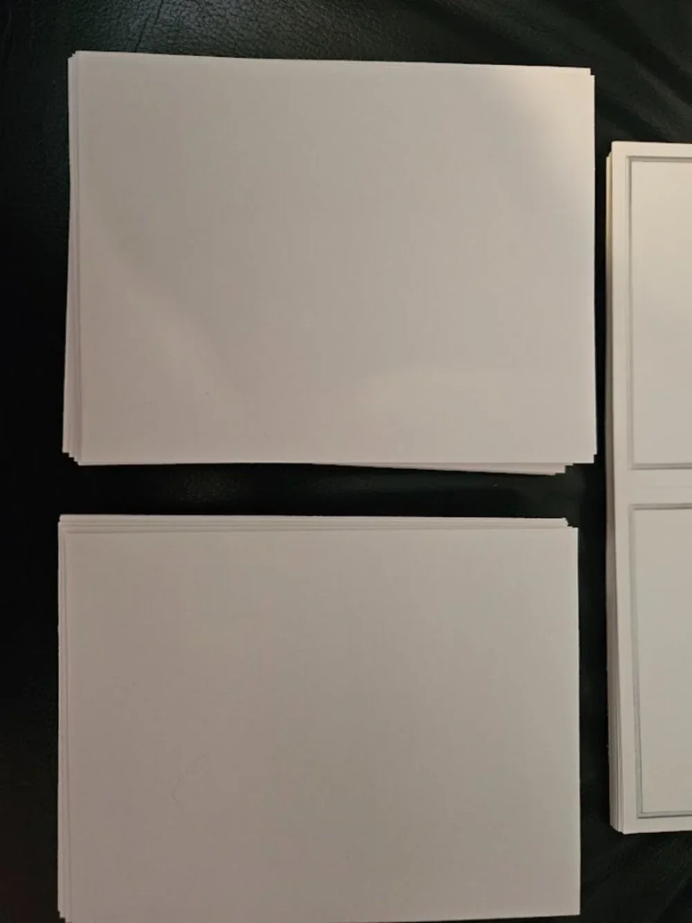 Silver Double Heart Invitation Kit - White Cards